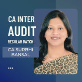 CA Inter Audit | Regular Batch by CA Surbhi Bansal | For Jan 26 & May 26 Exams